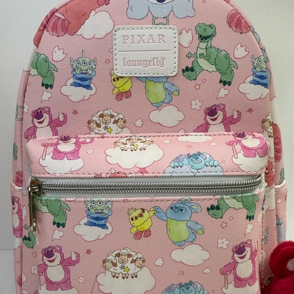 Loungefly Pixar Toy Story Backpack with Lotso Bag Charm